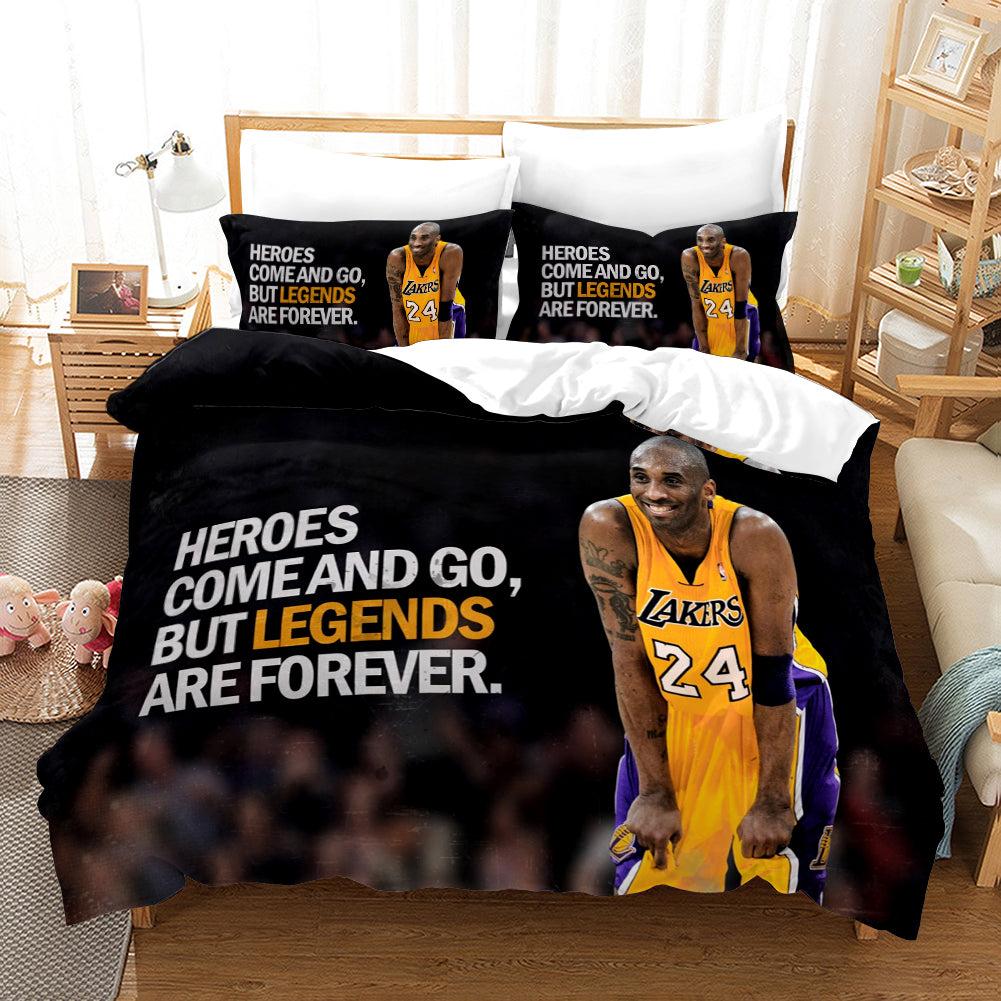 Basketball #4 Duvet Cover Quilt Cover Pillowcase Bedding Set Home Bedroom Decor