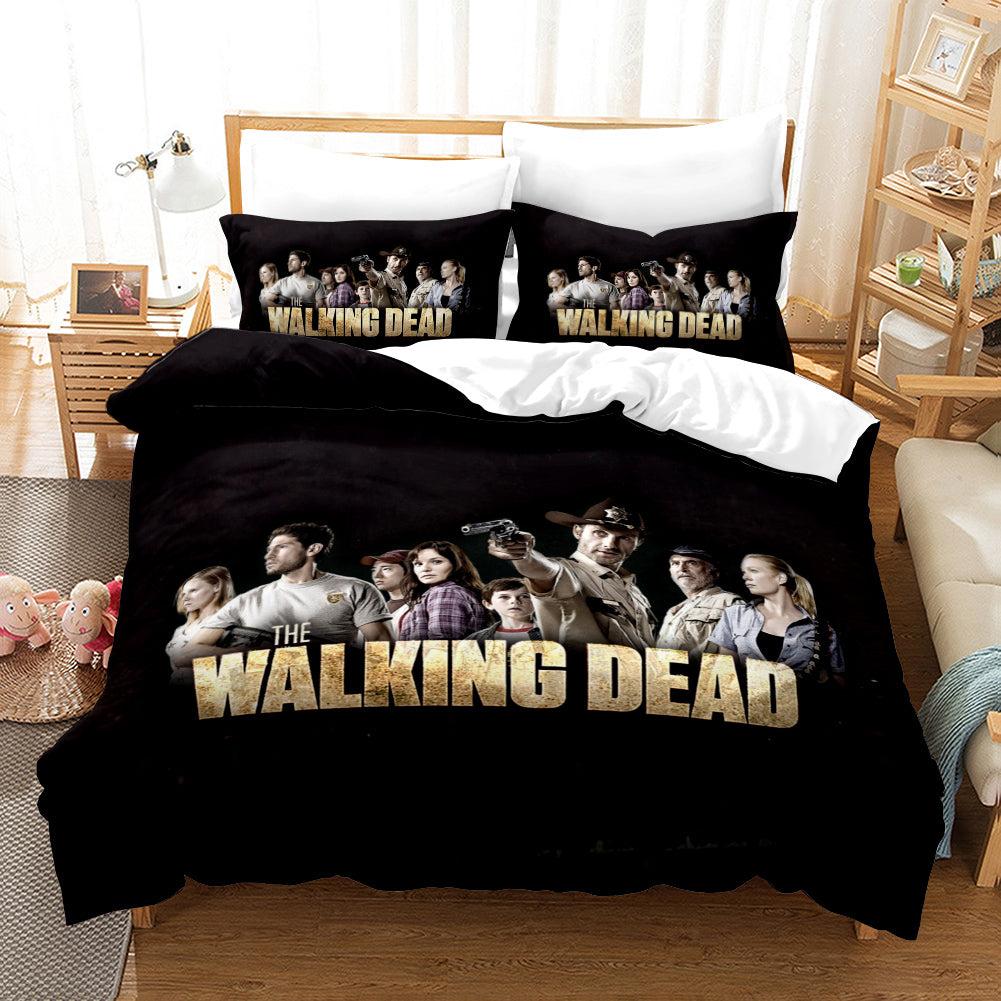 The Walking Dead #1 Duvet Cover Quilt Cover Pillowcase Bedding Set Home Bedroom Decor