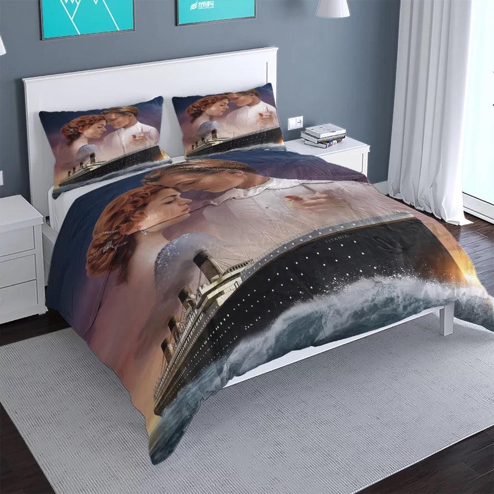 Titanic #4 Duvet Cover Quilt Cover Pillowcase Bedding Set Home Bedroom Decor