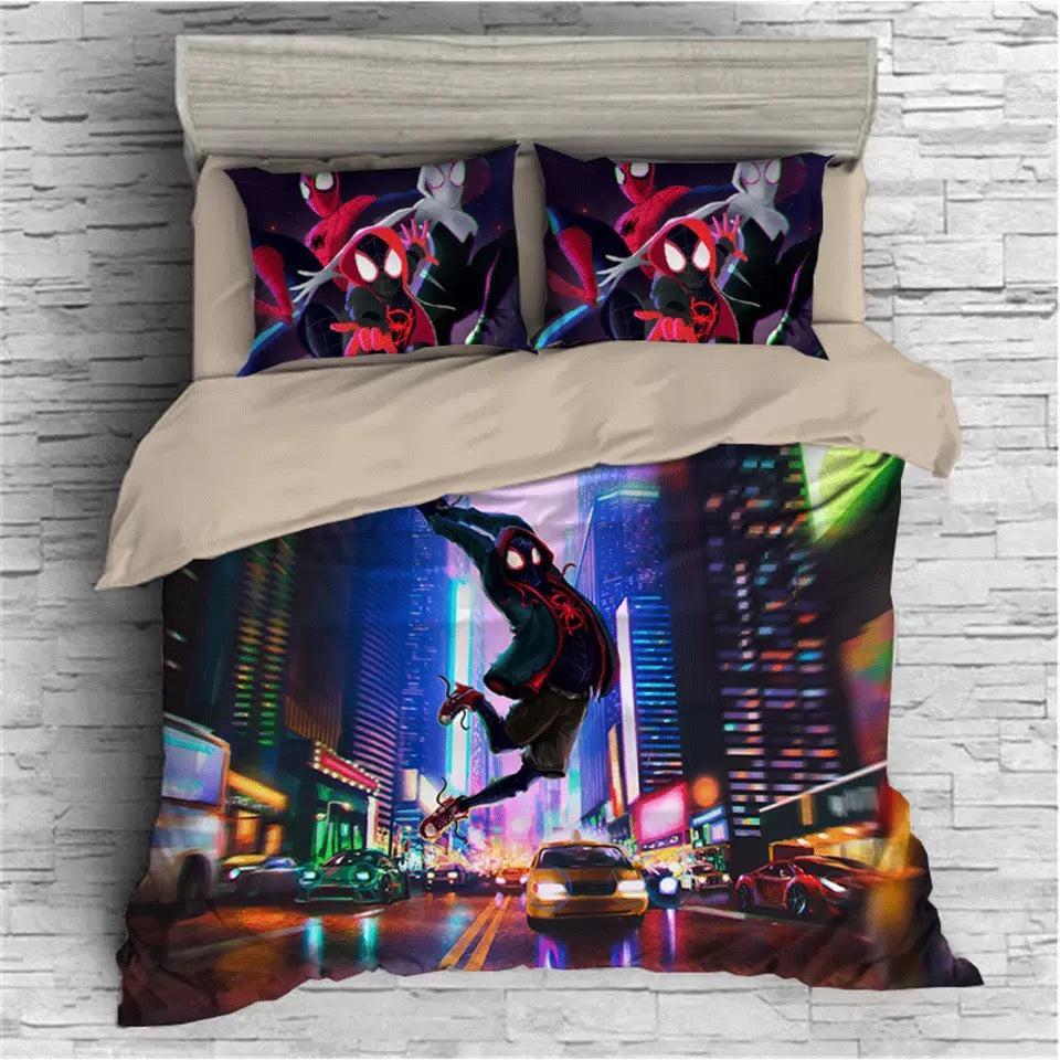 Spider-Man Into the Spider-Verse Miles Morales #17 Duvet Cover Quilt Cover Pillowcase Bedding Set