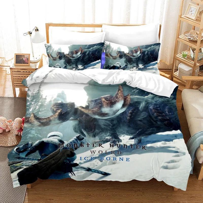 Monster Hunter #5 Duvet Cover Quilt Cover Pillowcase Bedding Set Home Bedroom Decor