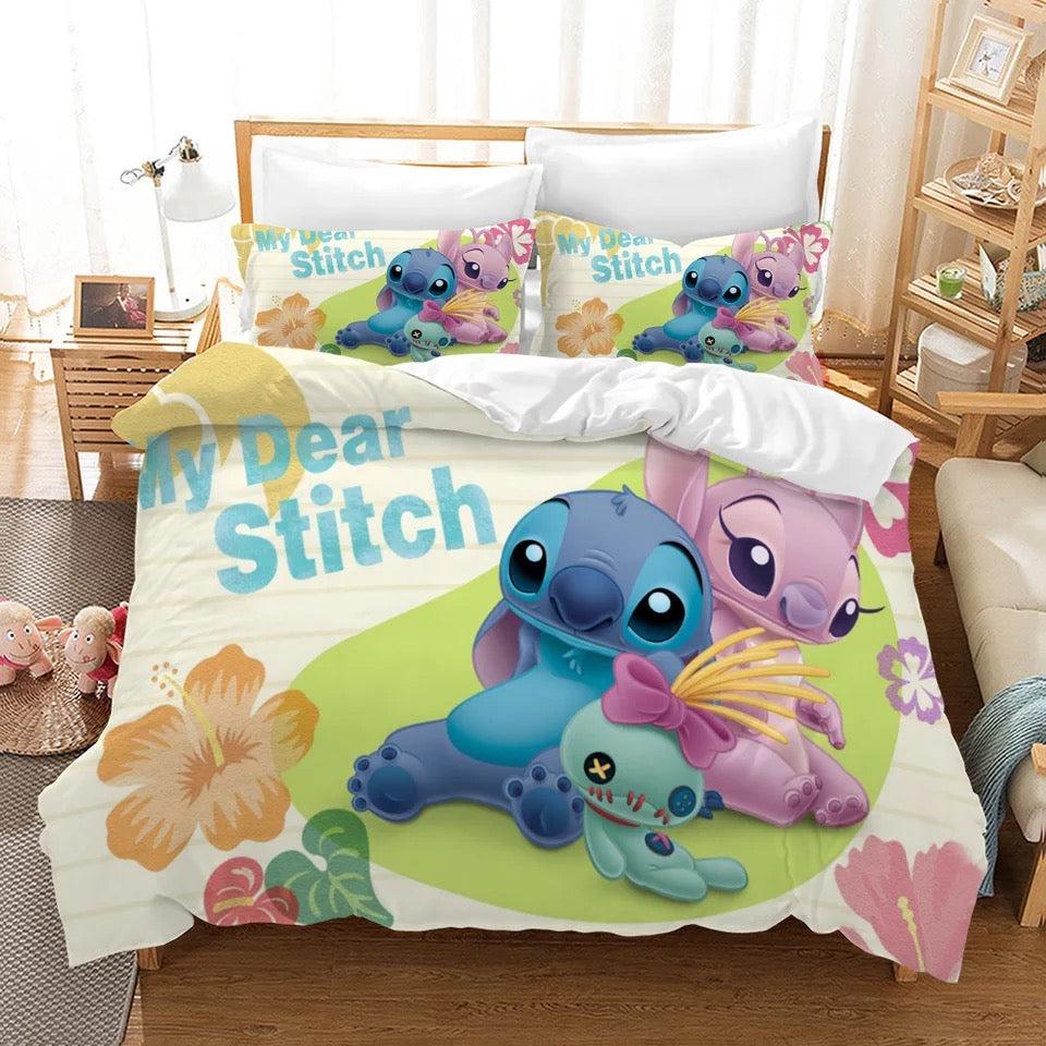 Lilo & Stitch #14 Duvet Cover Quilt Cover Pillowcase Bedding Set Home Decor