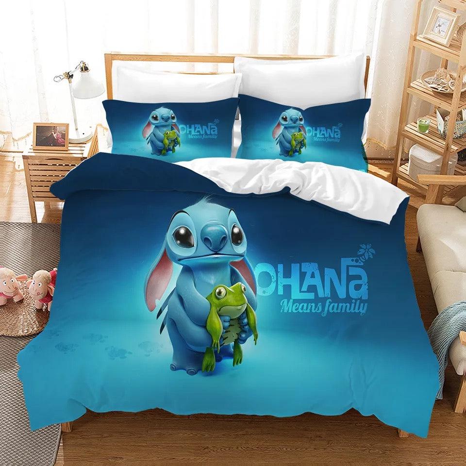 Lilo & Stitch #12 Duvet Cover Quilt Cover Pillowcase Bedding Set Home Decor