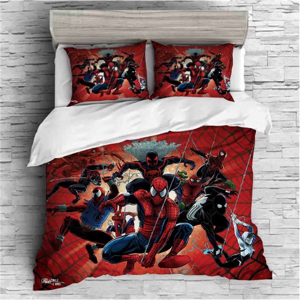 Spider-Man Into the Spider-Verse Miles Morales #22 Duvet Cover Quilt Cover Pillowcase Bedding Set