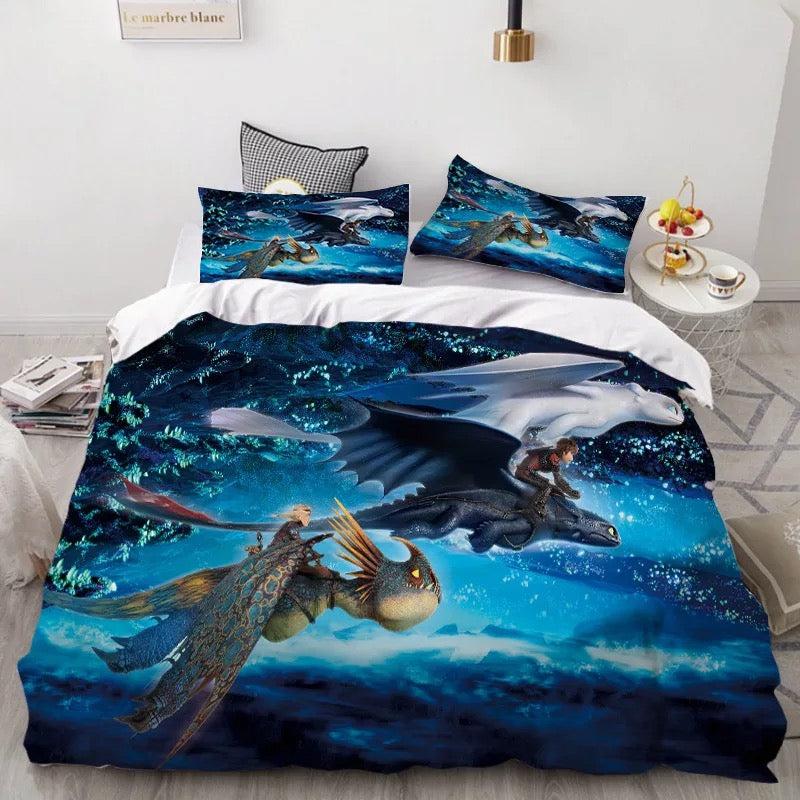How to Train Your Dragon Hiccup #38 Duvet Cover Quilt Cover Pillowcase Bedding Set
