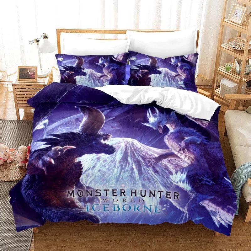 Monster Hunter #3 Duvet Cover Quilt Cover Pillowcase Bedding Set Home Bedroom Decor