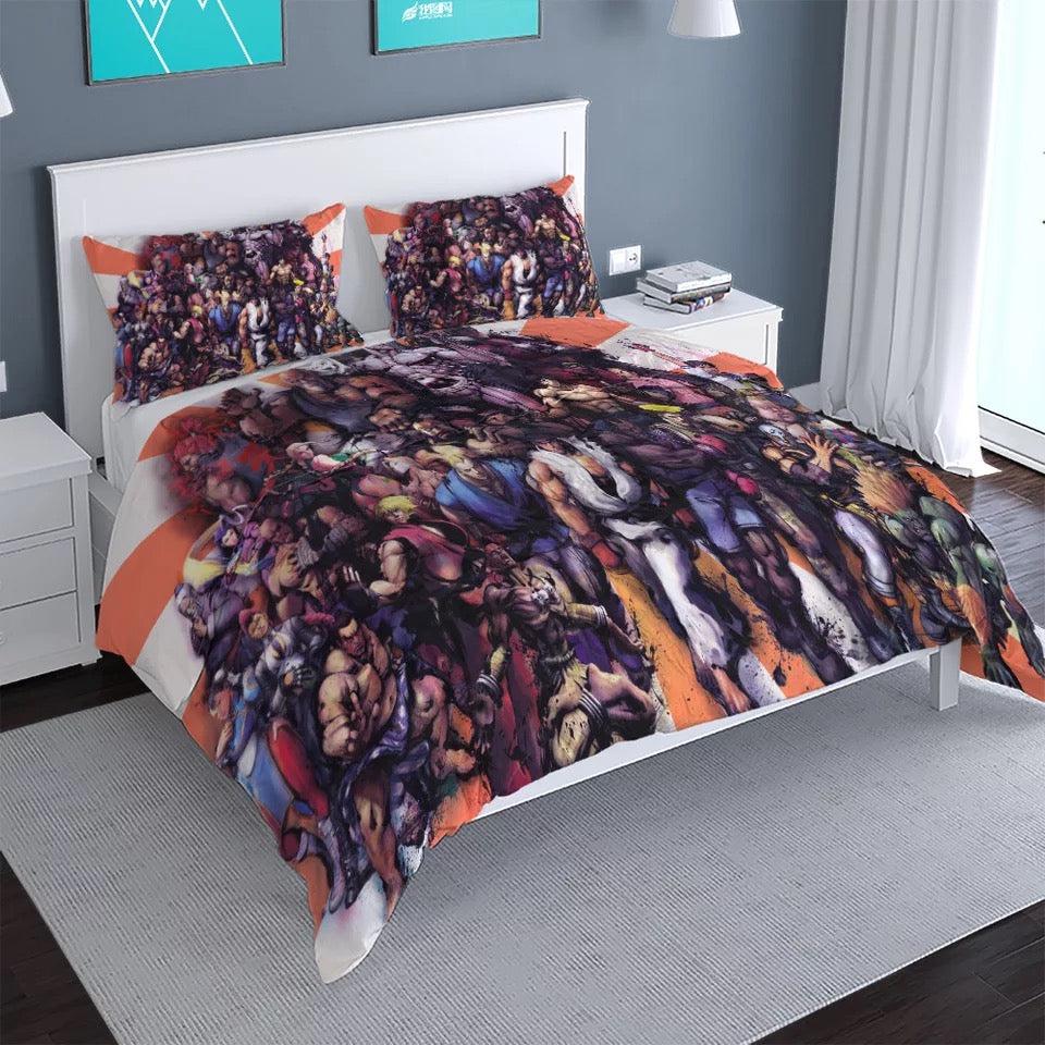 Street Fighter #3 Duvet Cover Quilt Cover Pillowcase Bedding Set Home Bedroom Decor