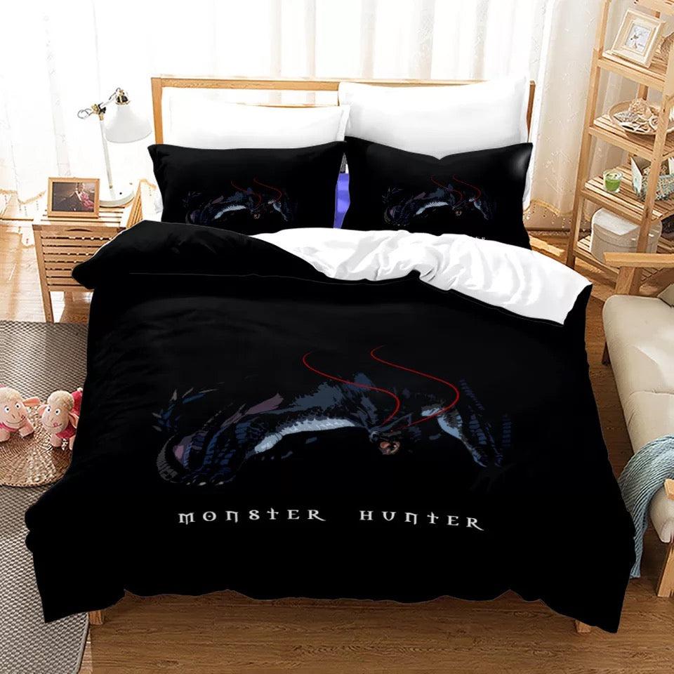 Monster Hunter #11 Duvet Cover Quilt Cover Pillowcase Bedding Set Home Bedroom Decor