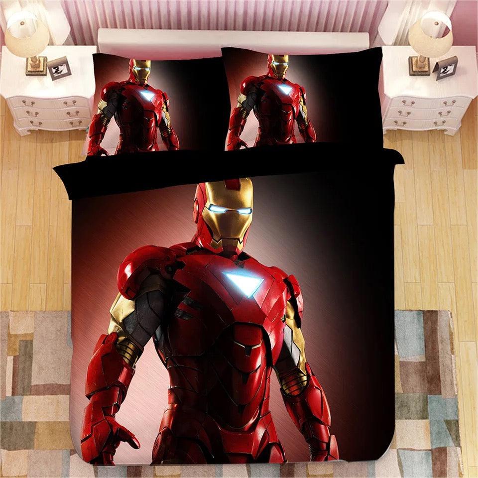 Iron Man Tony Stark #9 Duvet Cover Bedding Set Pillowcase