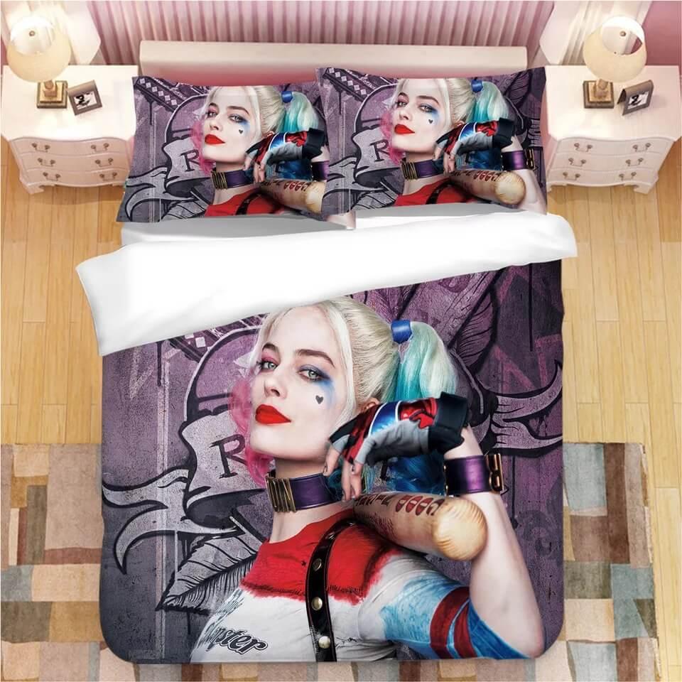DC Harley Quinn#7 Duvet Cover Quilt Cover Pillowcase Bedding Set