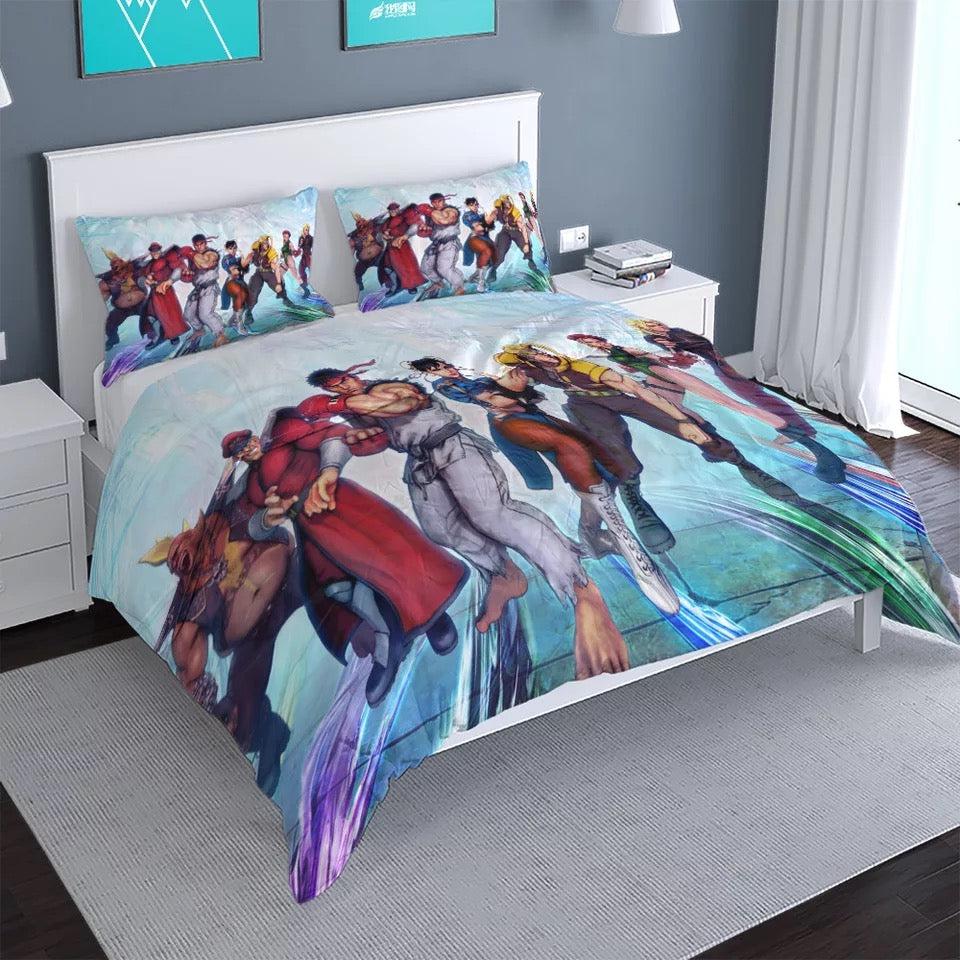 Street Fighter #1 Duvet Cover Quilt Cover Pillowcase Bedding Set Home Bedroom Decor