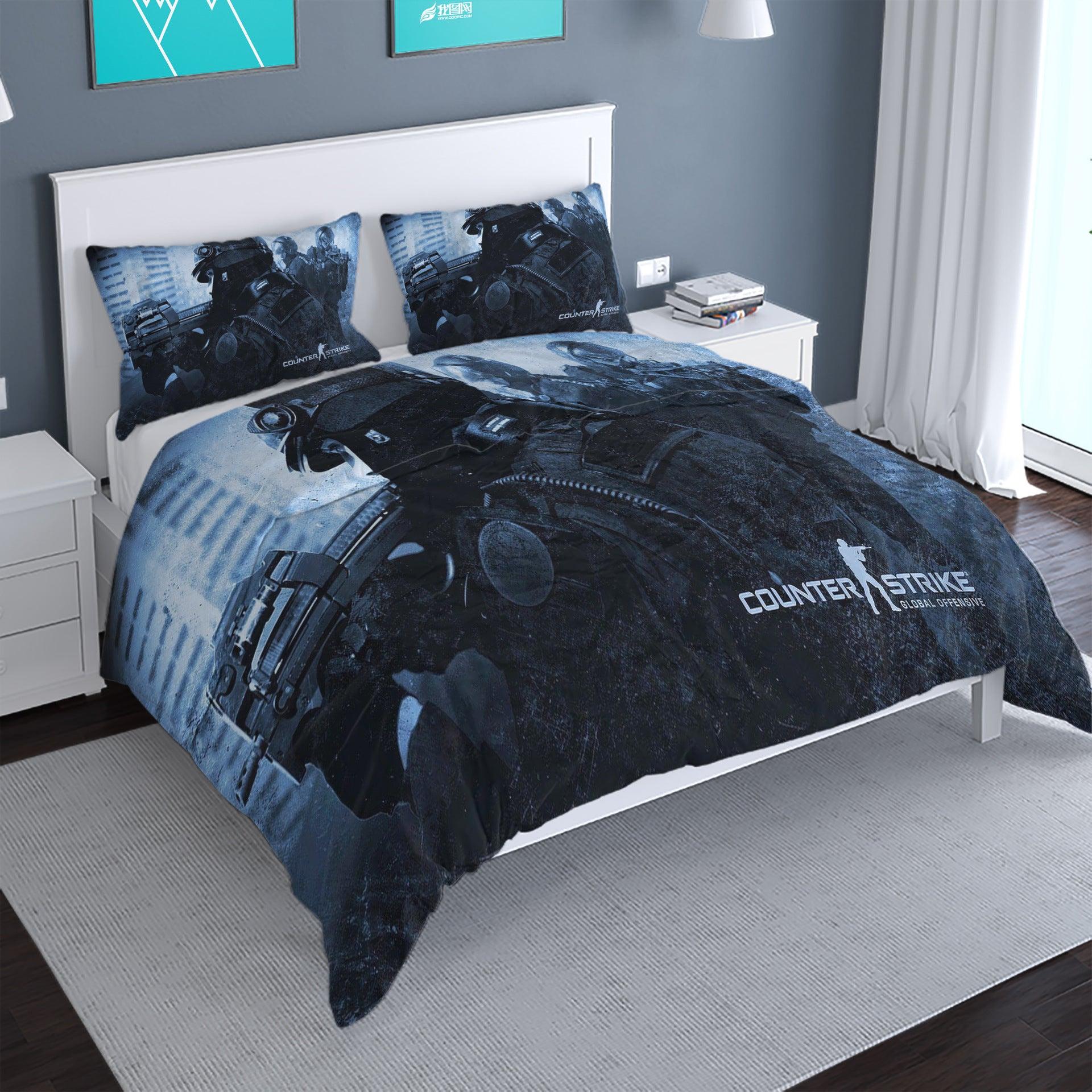 Counter Strike #8 Duvet Cover Quilt Cover Pillowcase Bedding Set Home Bedroom Decor