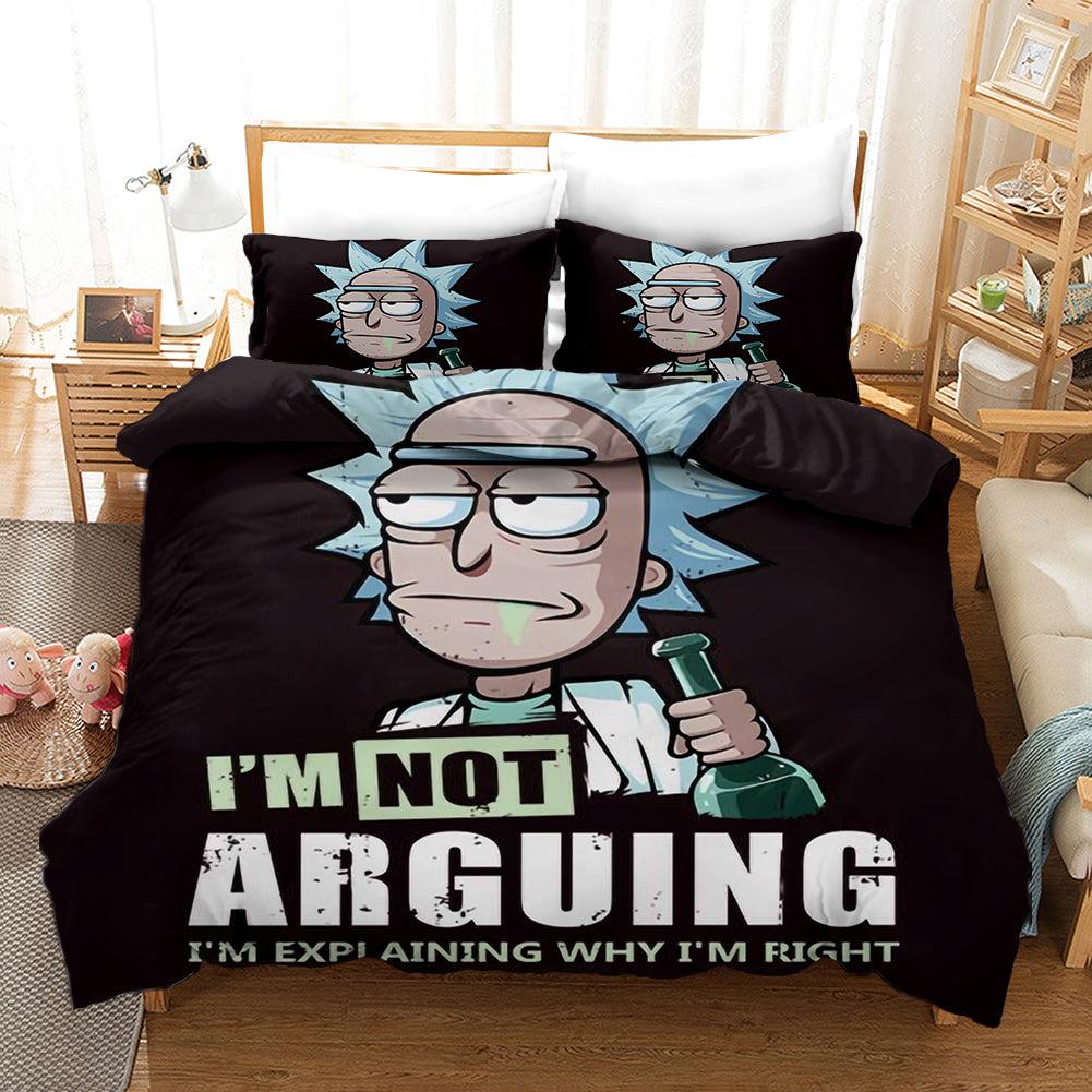Rick and Morty Season 4 #13 Duvet Cover Quilt Cover Pillowcase Bedding Set Home Bedroom Decor