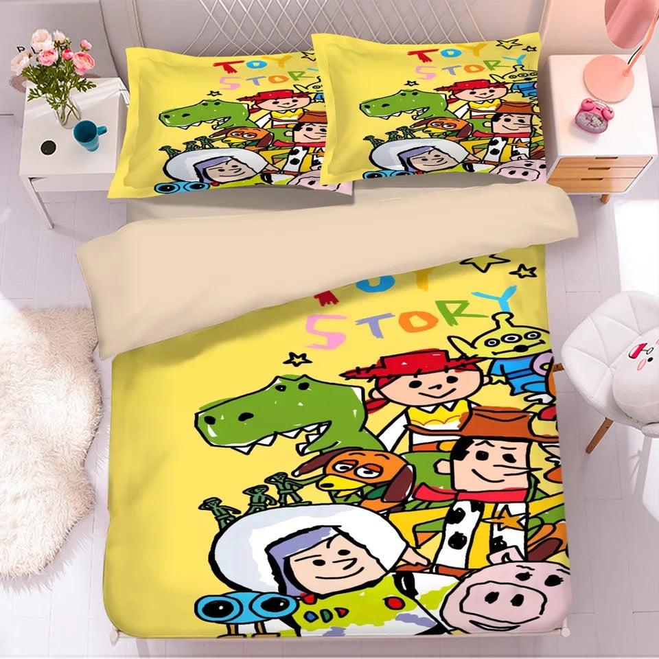 Toy Story Woody Forky #22 Duvet Cover Quilt Cover Pillowcase Bedding Set Home Bedroom Decor
