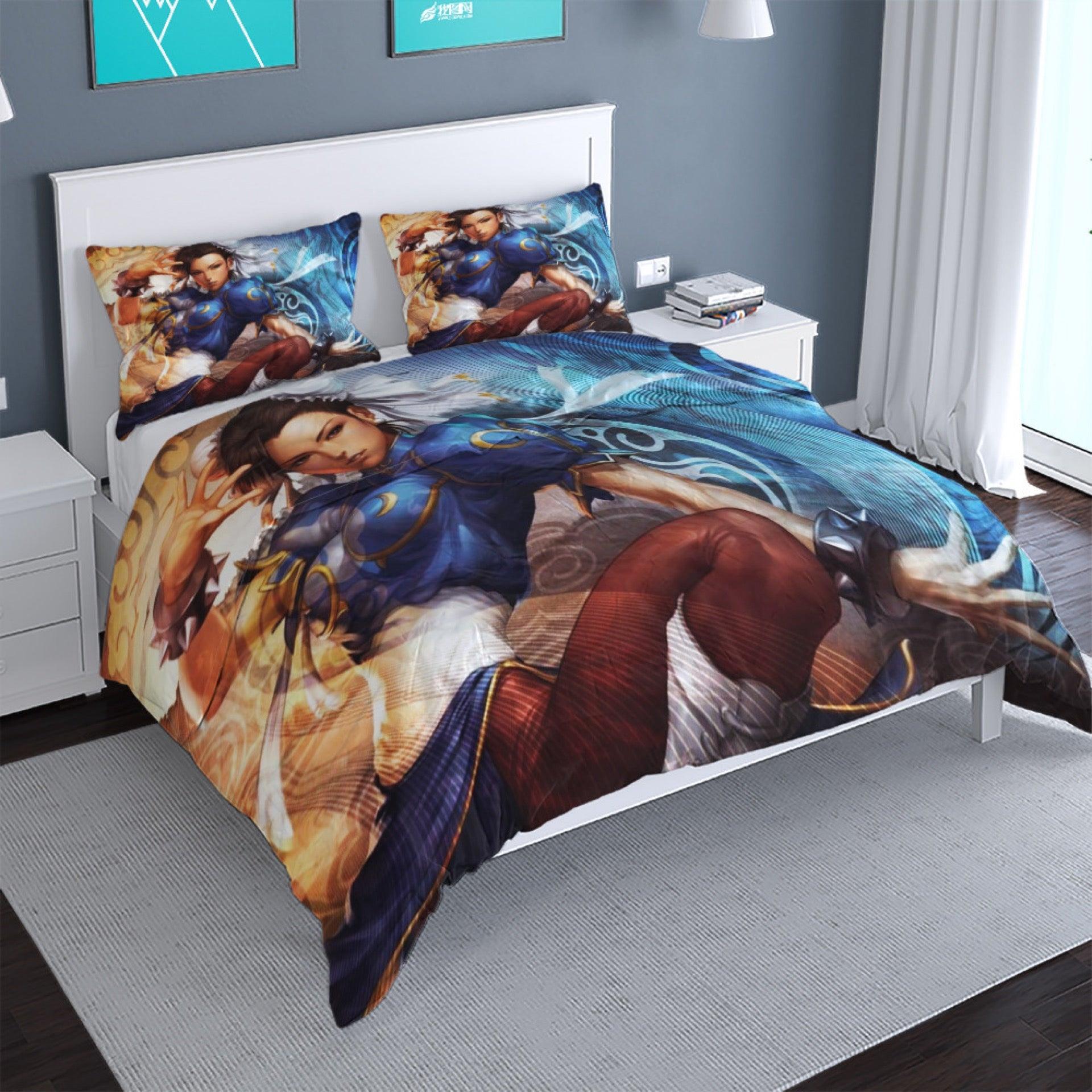 Street Fighter #10 Duvet Cover Quilt Cover Pillowcase Bedding Set Home Bedroom Decor