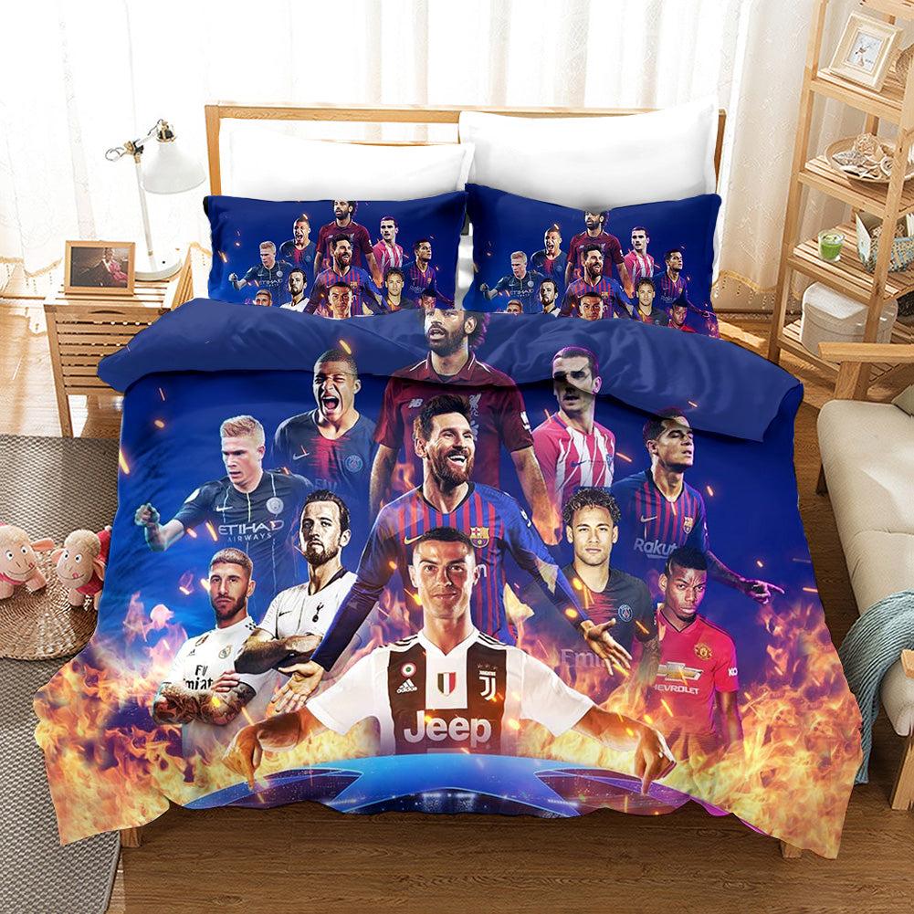 Football League #13 Duvet Cover Quilt Cover Pillowcase Bedding Set Home Bedroom Decor