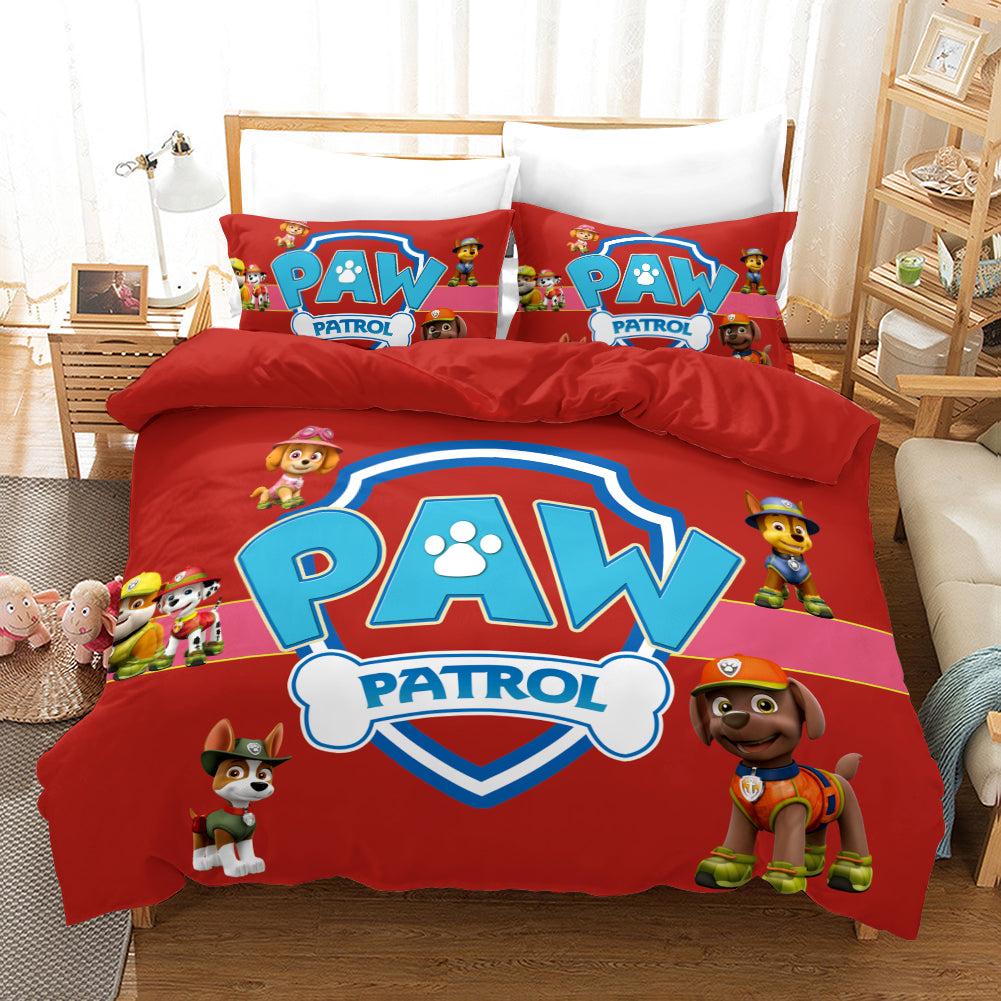 PAW Patrol Marshall #20 Duvet Cover Quilt Cover Pillowcase Bedding Set Home Decor