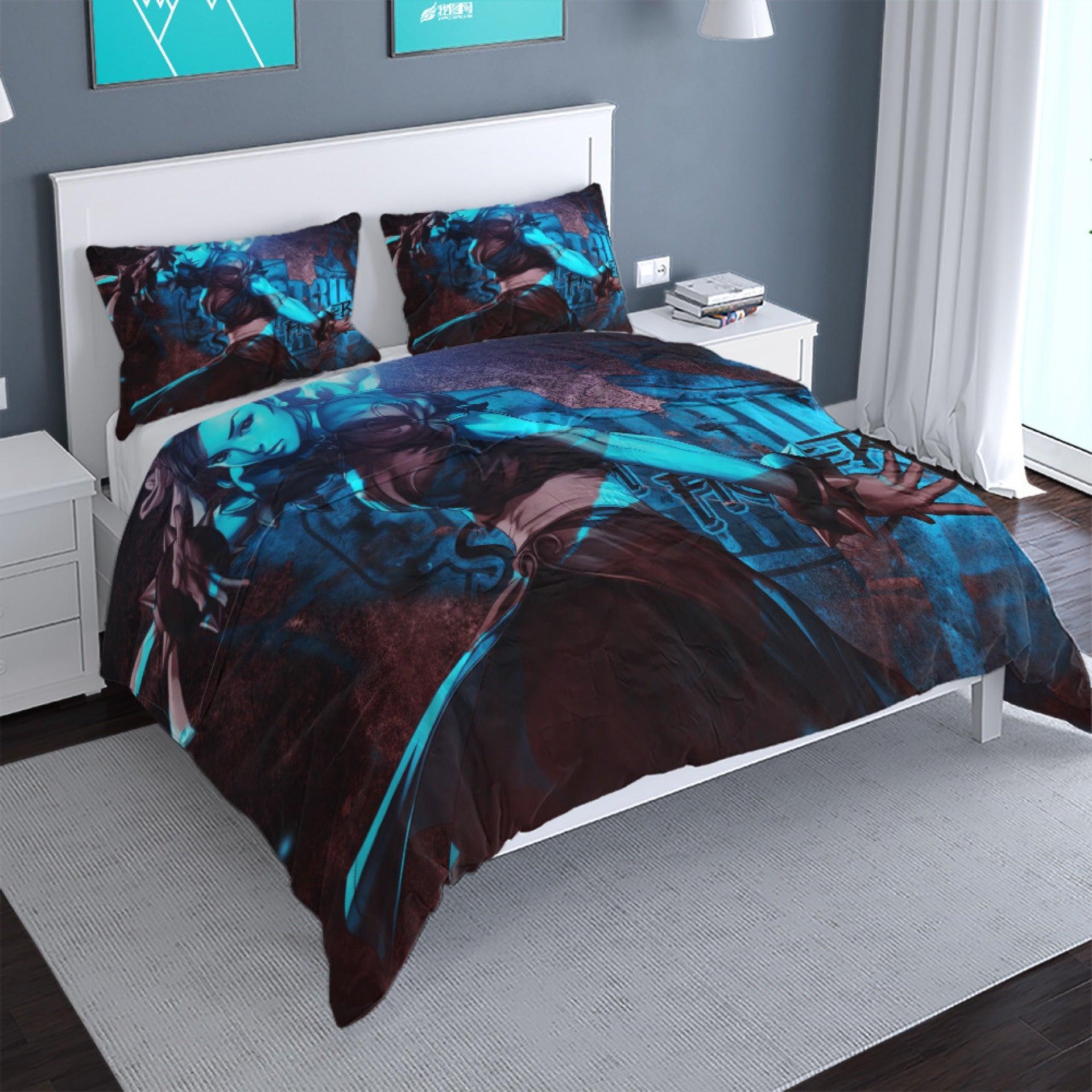 Street Fighter #11 Duvet Cover Quilt Cover Pillowcase Bedding Set Home Bedroom Decor