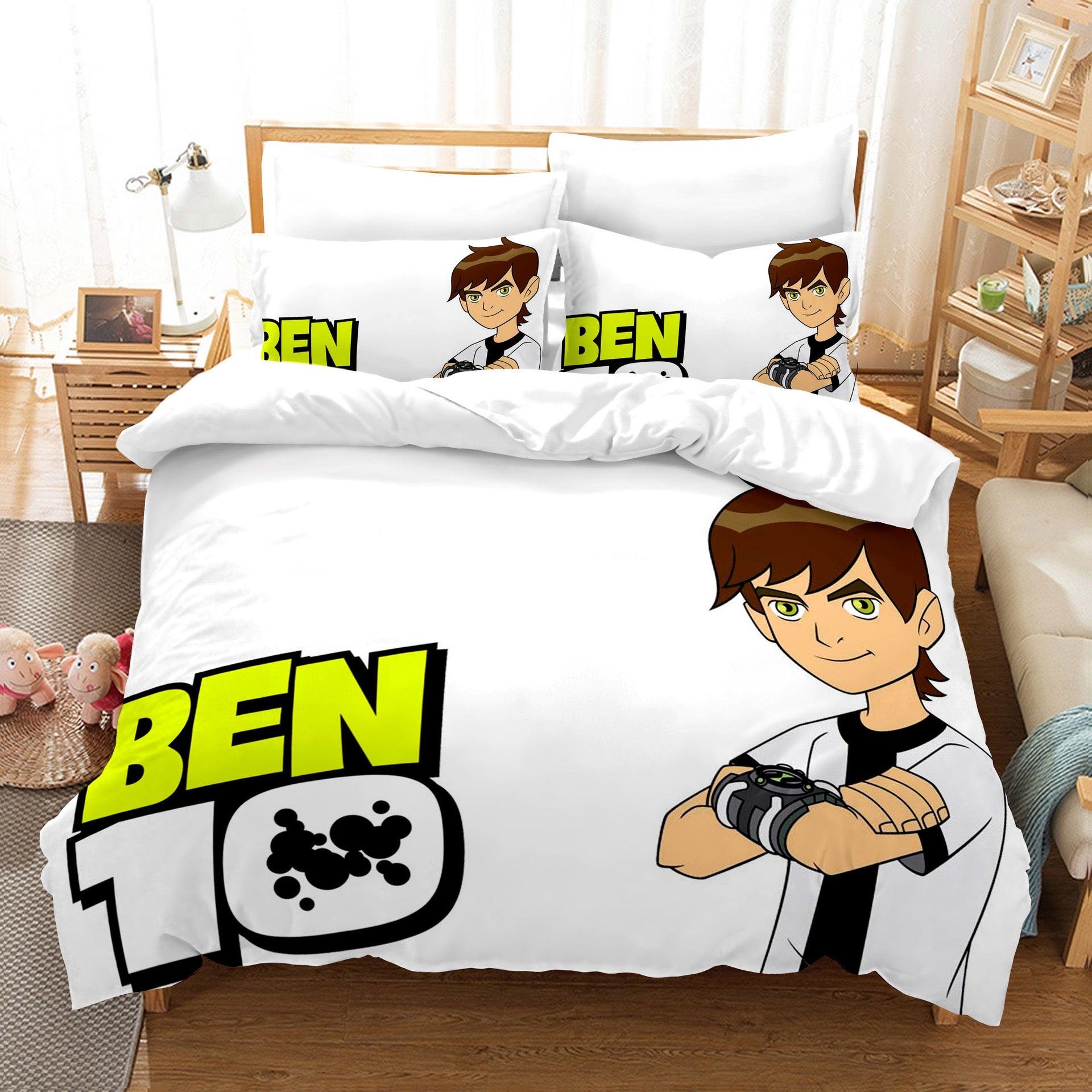 Ben 10 Ben Tennyson #3 Duvet Cover Quilt Cover Pillowcase Bedding Set Home Bedroom Decor