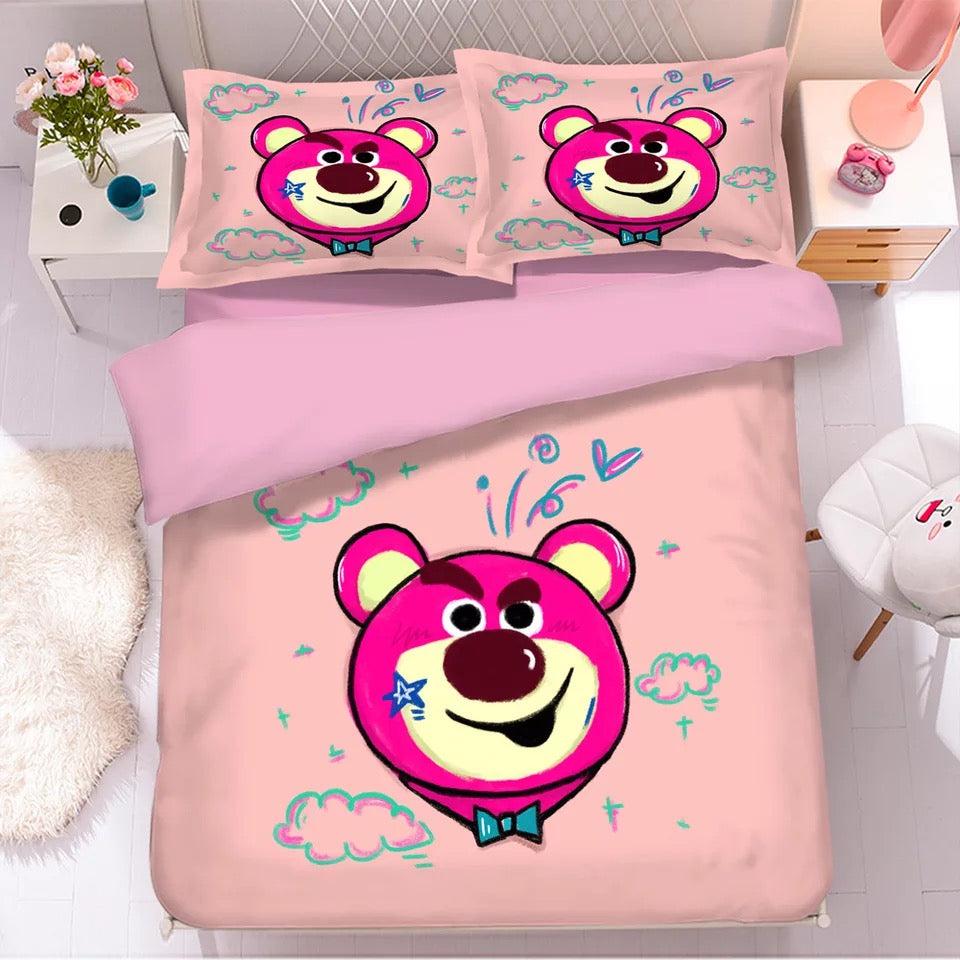 Toy Story Lots-O-Huggin Bear #33 Duvet Cover Quilt Cover Pillowcase Bedding Set Home Bedroom Decor