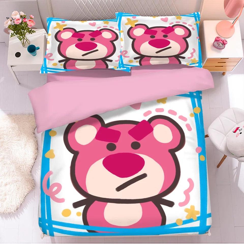Toy Story Lots-O-Huggin Bear #35 Duvet Cover Quilt Cover Pillowcase Bedding Set Home Bedroom Decor