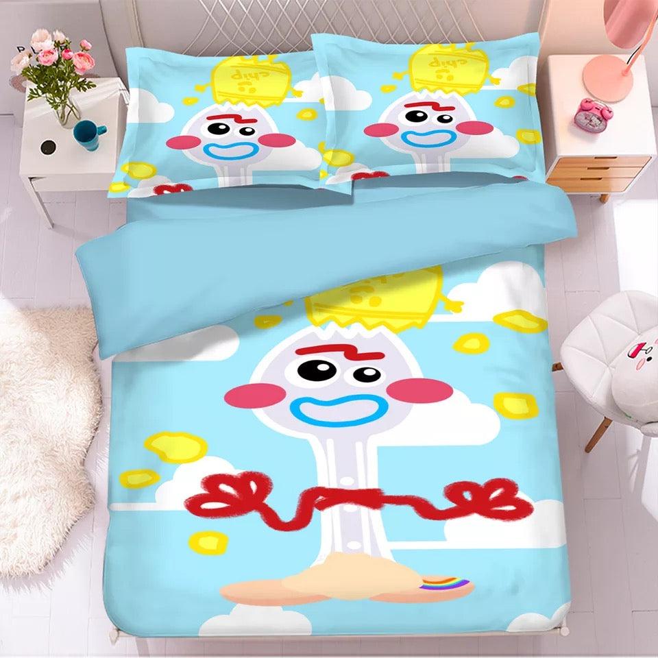 Toy Story Woody Forky #29 Duvet Cover Quilt Cover Pillowcase Bedding Set Home Bedroom Decor