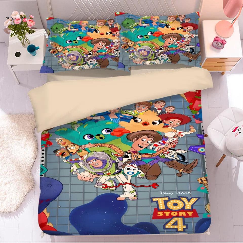 Toy Story Woody Forky #24 Duvet Cover Quilt Cover Pillowcase Bedding Set Home Bedroom Decor