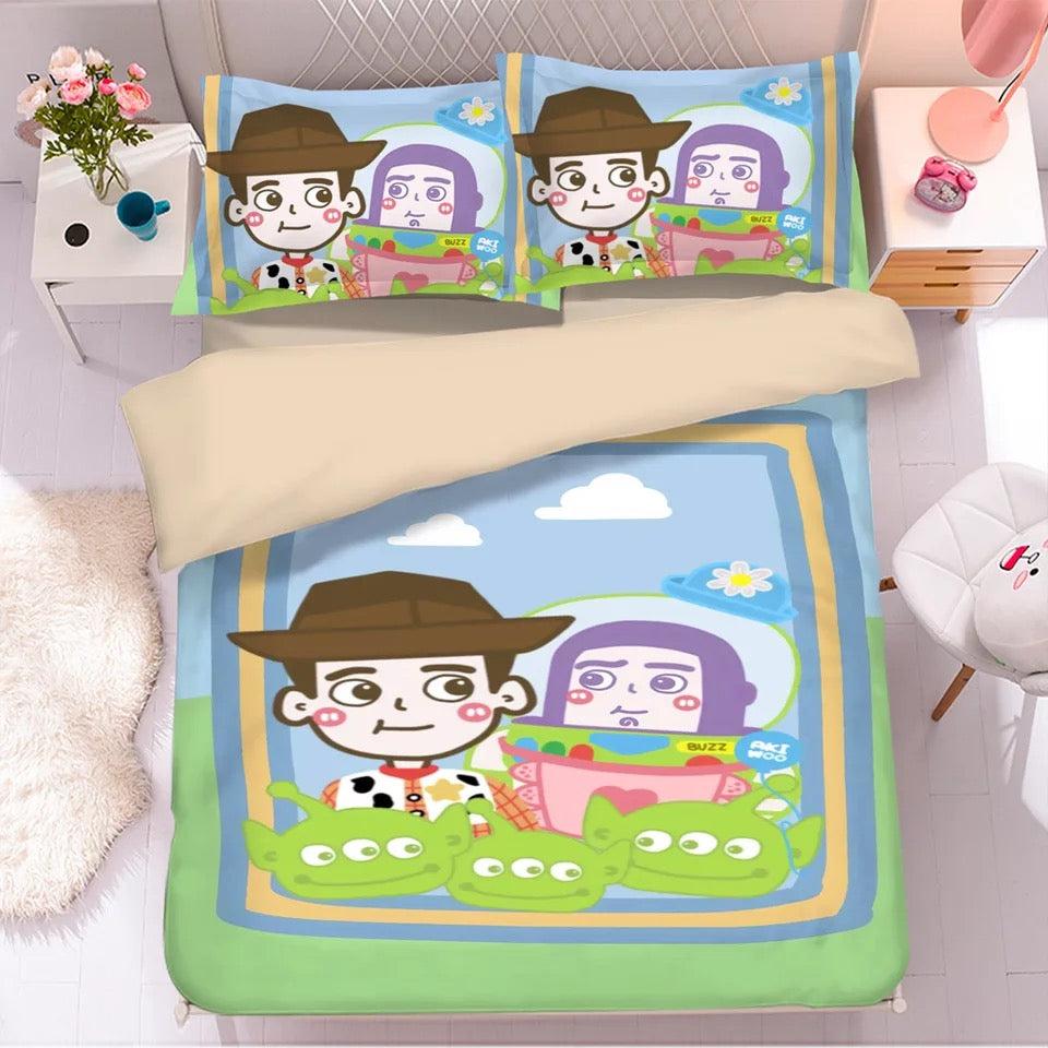 Toy Story Woody Forky #31 Duvet Cover Quilt Cover Pillowcase Bedding Set Home Bedroom Decor