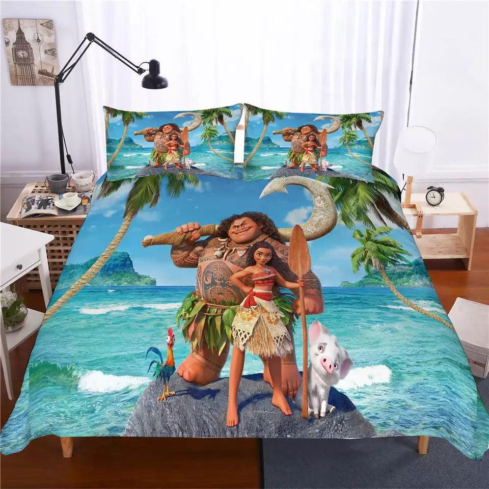 Moana #2 Duvet Cover Quilt Cover Pillowcase Bedding Set Home Decor