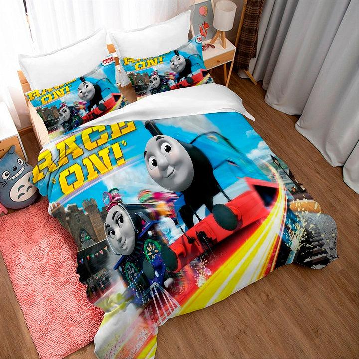 Thomas the Tank Engine & Friends #9 Duvet Cover Quilt Cover Pillowcase Bedding Set Home Decor
