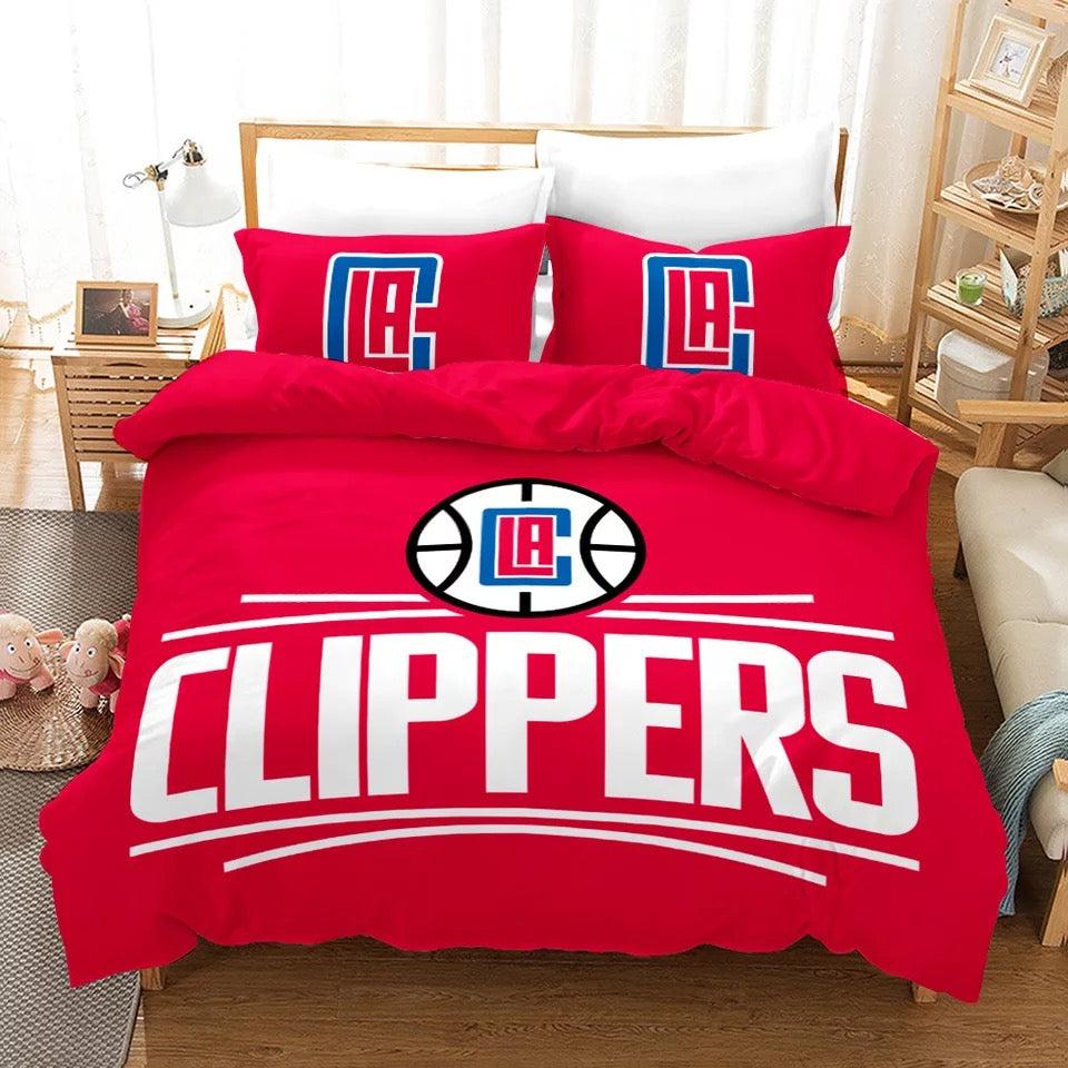 Basketball Los Angeles Basketball Clippers#11 Duvet Cover Quilt Cover Pillowcase Bedding Set Home Bedroom Decor
