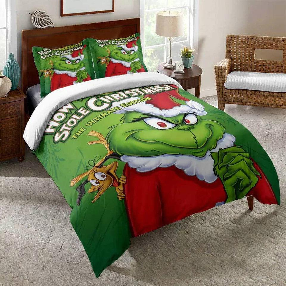 How the Grinch Stole Christmas #16 Duvet Cover Quilt Cover Pillowcase Bedding Set Home Decor