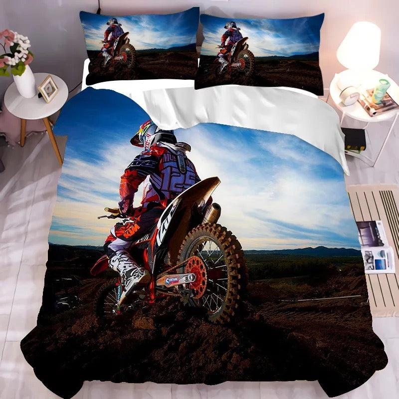 Motocross Mountain bike #7 Duvet Cover Quilt Cover Pillowcase Bedding Set Home Decor