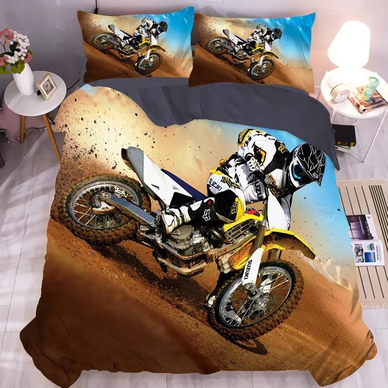 Motocross Mountain bike #4 Duvet Cover Quilt Cover Pillowcase Bedding Set Home Decor