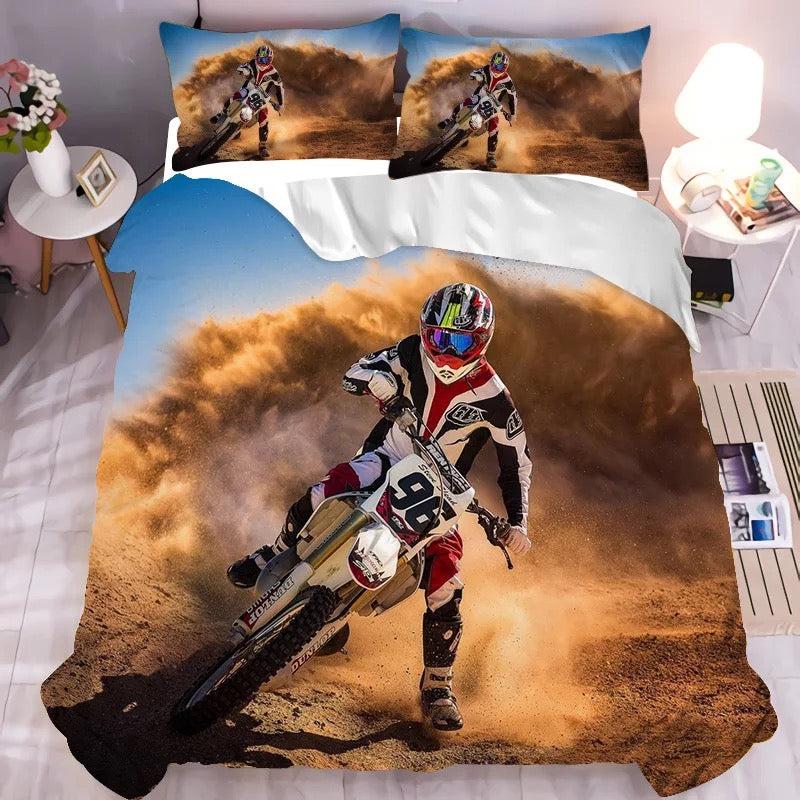 Motocross Mountain bike #8 Duvet Cover Quilt Cover Pillowcase Bedding Set Home Decor