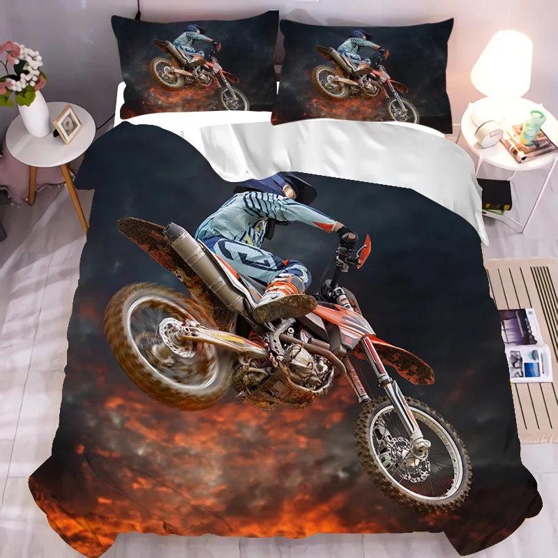 Motocross Mountain bike #14 Duvet Cover Quilt Cover Pillowcase Bedding Set Home Decor