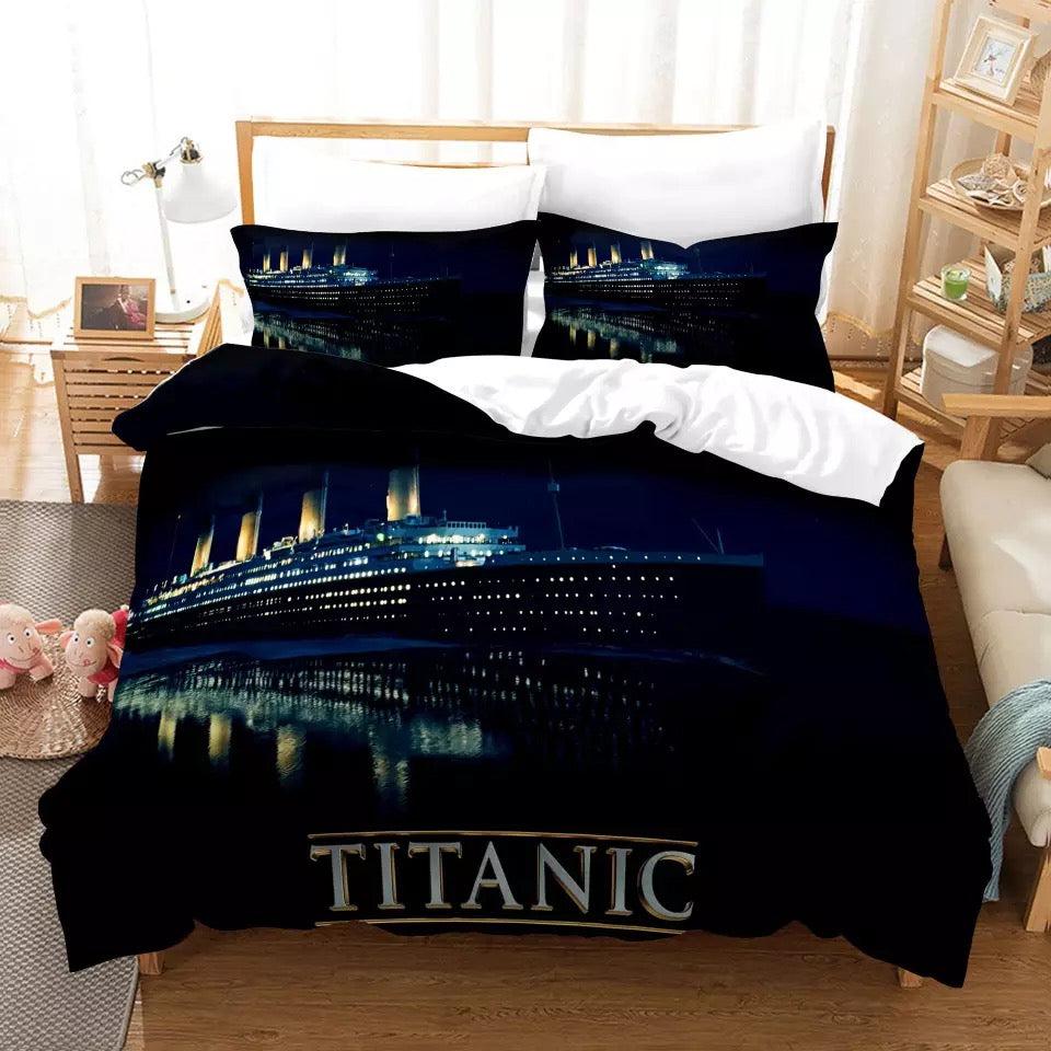 Titanic #8 Duvet Cover Quilt Cover Pillowcase Bedding Set Home Bedroom Decor