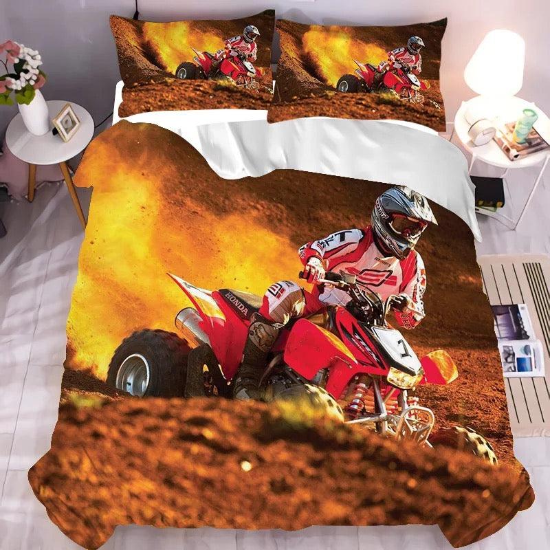 Motocross Mountain bike #9 Duvet Cover Quilt Cover Pillowcase Bedding Set Home Decor