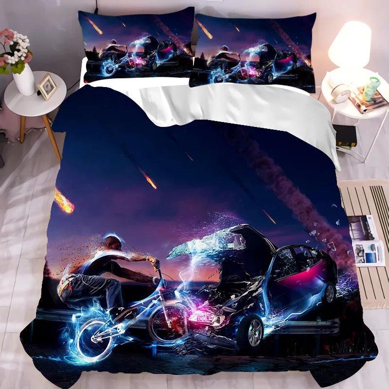 Motocross Mountain bike #13 Duvet Cover Quilt Cover Pillowcase Bedding Set Home Decor