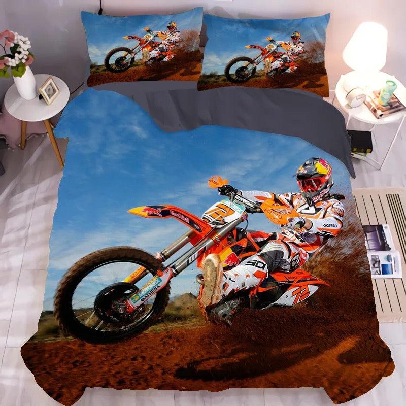 Motocross Mountain bike #5 Duvet Cover Quilt Cover Pillowcase Bedding Set Home Decor