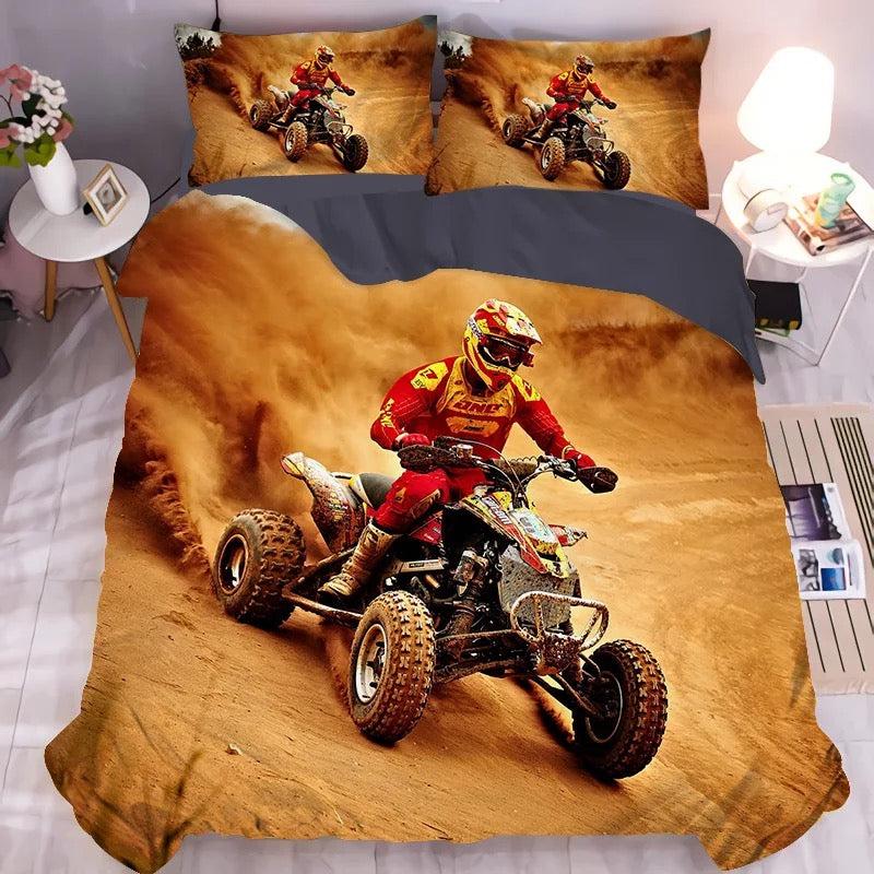 Motocross Mountain bike #2 Duvet Cover Quilt Cover Pillowcase Bedding Set Home Decor