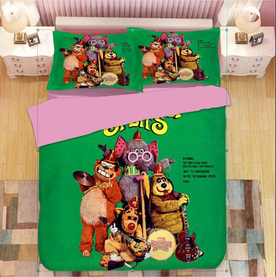 The Banana Splits Adventure Hour #1 Duvet Cover Quilt Cover Pillowcase Bedding Set Home Bedroom Decor