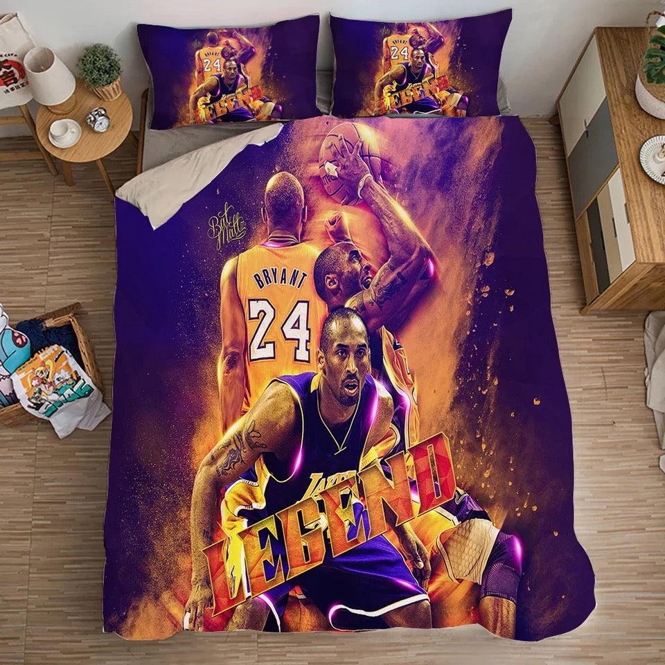Black Mamba Basketball Kobe #11 Duvet Cover Quilt Cover Pillowcase Bedding Set Home Decor