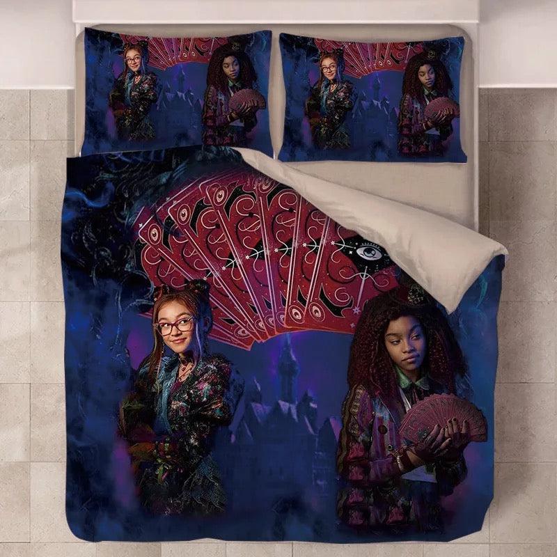 Descendants Mal Carlos Evie Jay #12 Duvet Cover Quilt Cover Pillowcase Bedding Set Home Decor