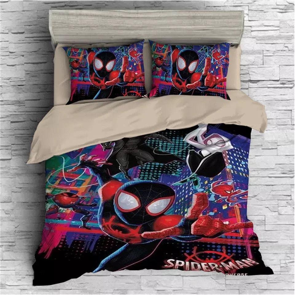 Spider-Man Into the Spider-Verse Miles Morales #14 Duvet Cover Quilt Cover Pillowcase Bedding Set