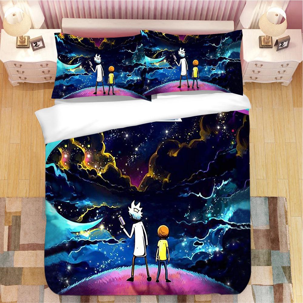 Rick and Morty #11 Duvet Cover Quilt Cover Pillowcase Bedding Set Home Bedroom Decor