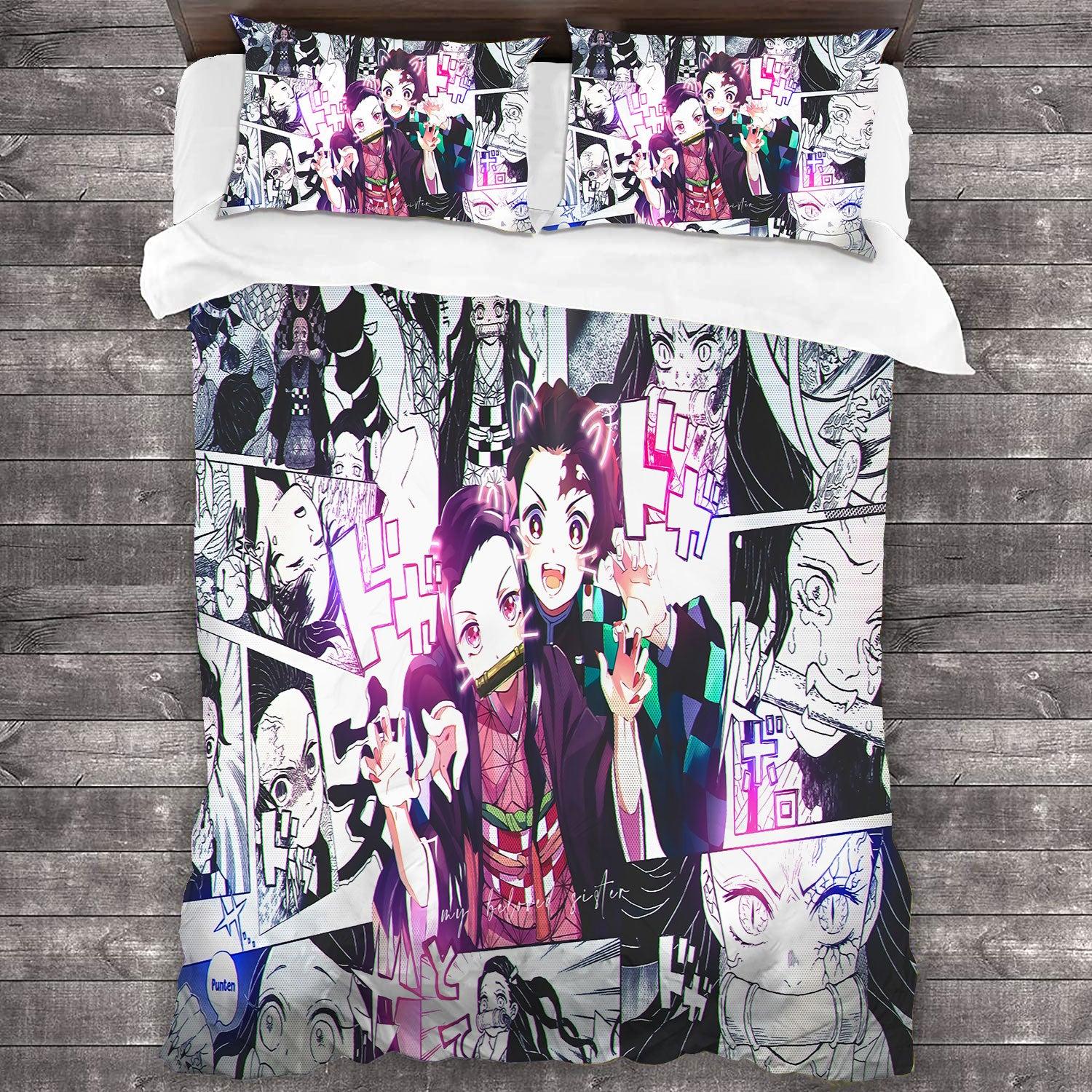 Comic Demon Slayer #11 Duvet Cover Quilt Cover Pillowcase Bedding Set Home Decor