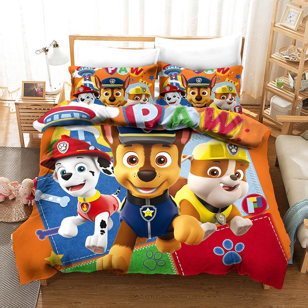 PAW Patrol Marshall #18 Duvet Cover Quilt Cover Pillowcase Bedding Set Home Decor