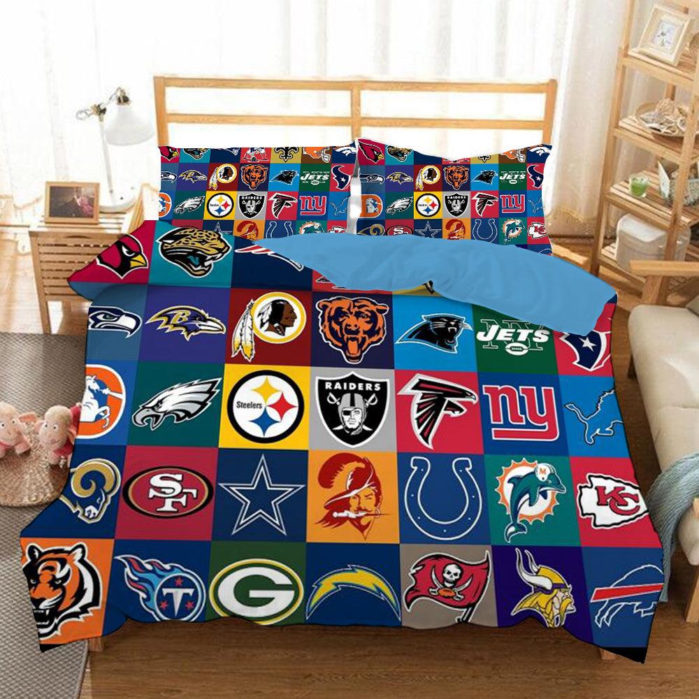 Football #19 Duvet Cover Quilt Cover Pillowcase Bedding Set Home Bedroom Decor