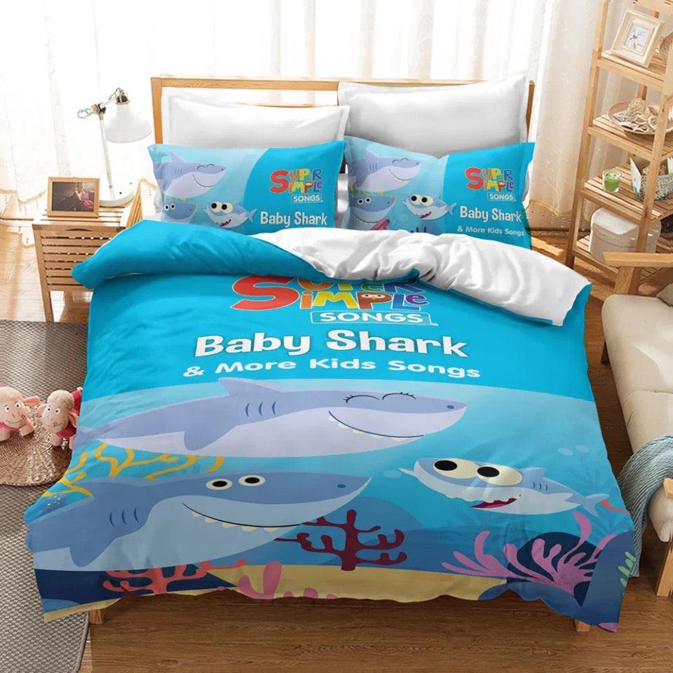 Shark Song #2 Duvet Cover Quilt Cover Bedding Set Home Decor